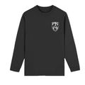 Crew Neck Drop Shoulder Long Sleeve Shirt