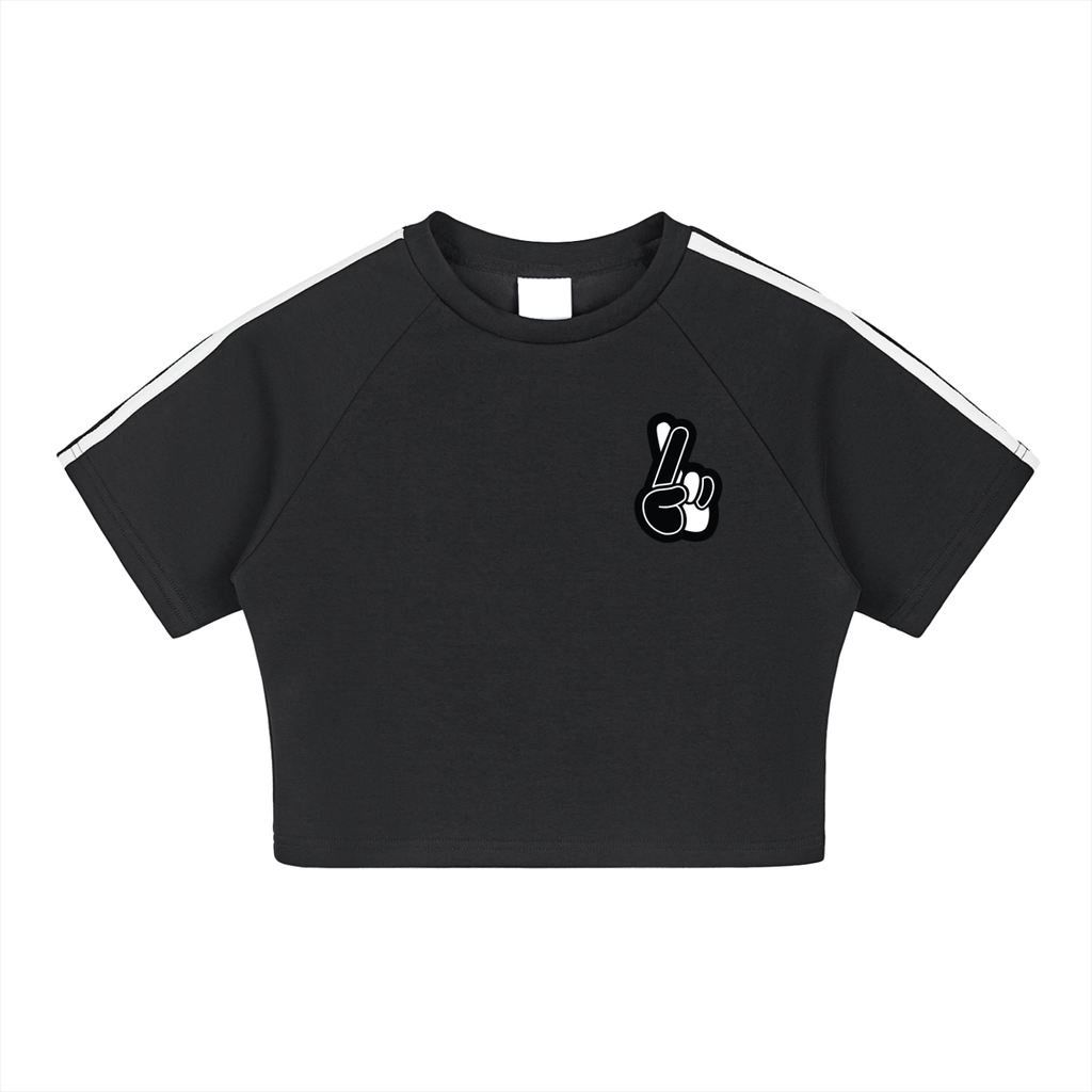 Taped Cooling Performance Crop Top