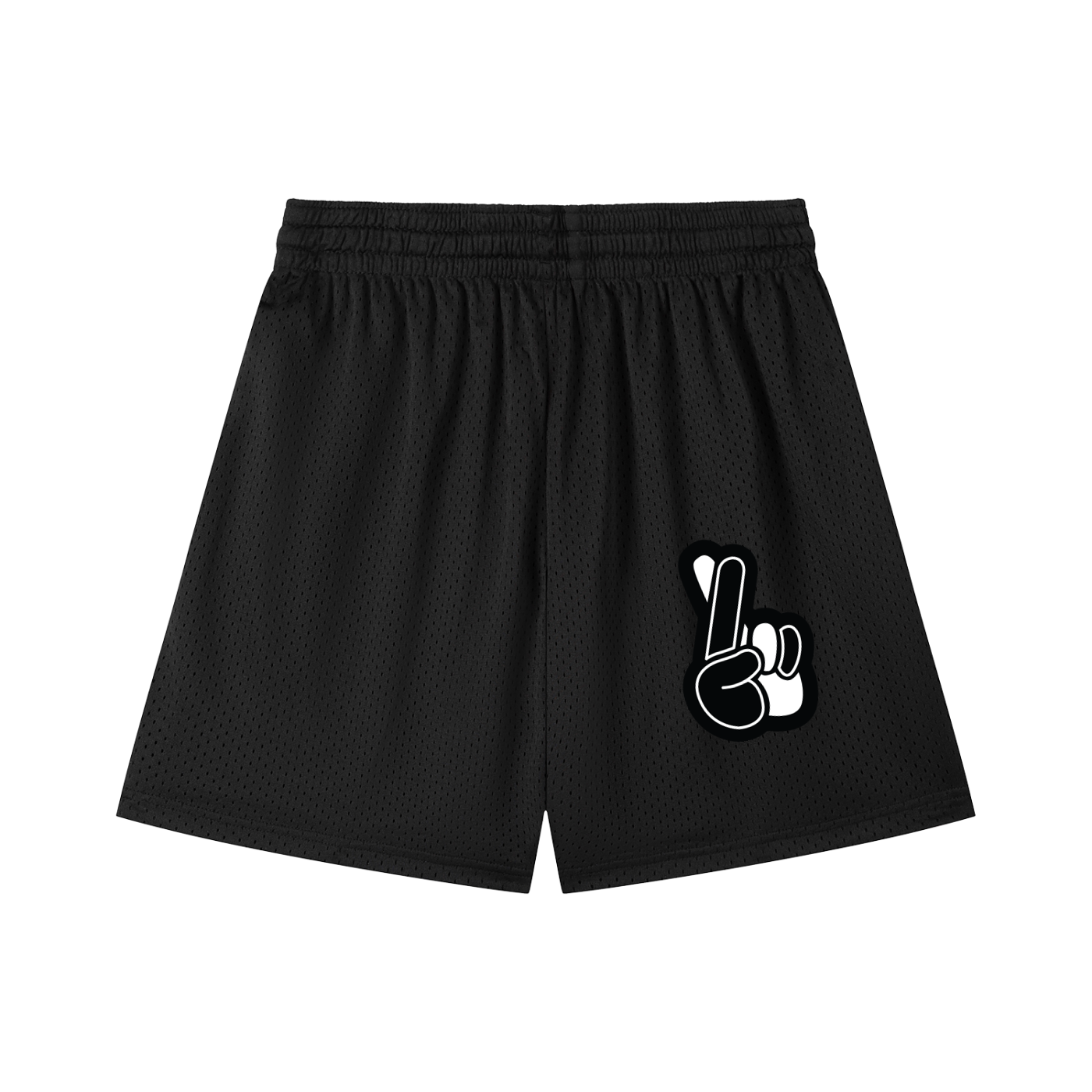 Mesh Drawstring Shorts